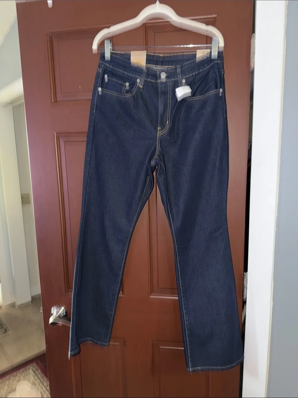 Levi's Men's Dark Blue Straight Jeans